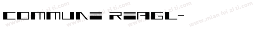 commune reagl字体转换